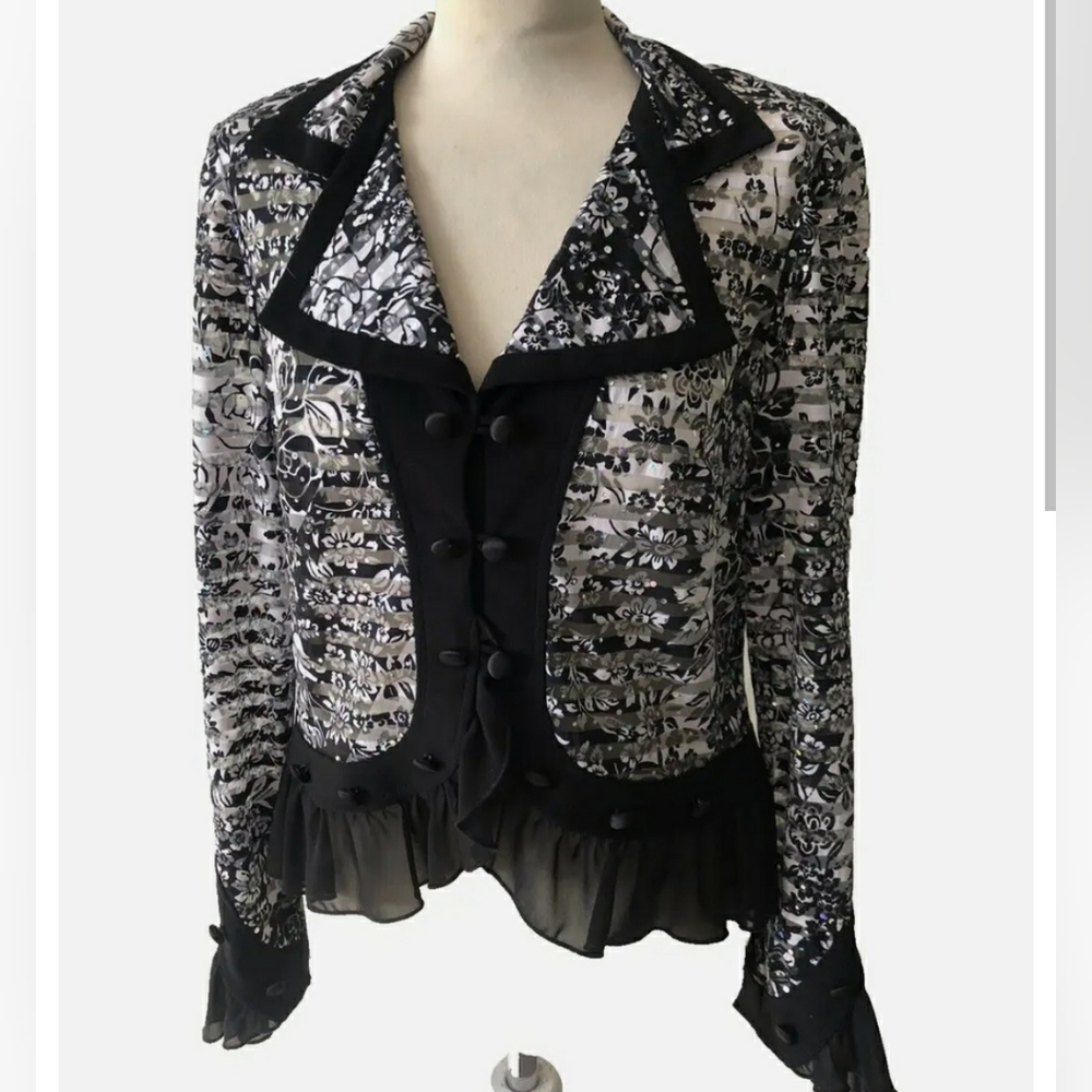 Joseph Ribkoff Sequin Dress and Coat Matching Set
